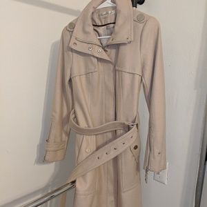 KENNETH COLE NEW YORK Wool Belted Coat